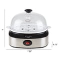 thumbnail image 5 of Classic Cuisine Multi-Function Electric Egg Cooker with 7 Egg Capacity and Automatic Shut Off, 5 of 5