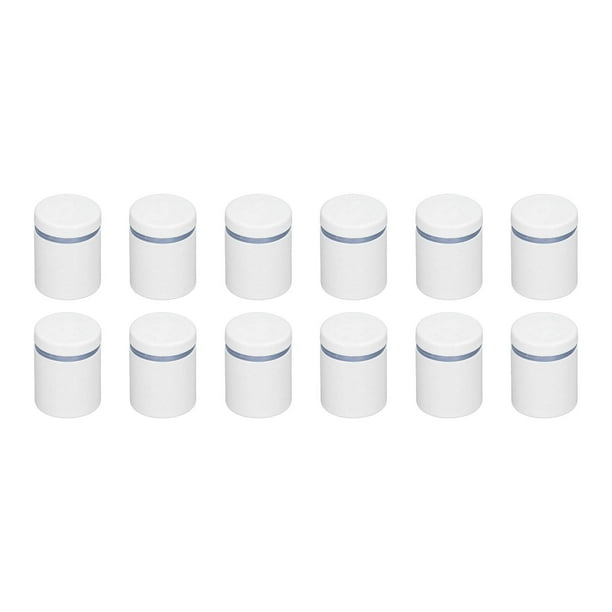 Tornillos de fijación para publicidad, 12 piezas, clavos publicitarios, clavos separadores de vidrio para pared decorativos, tornillos de montaje para separadores de vidrio, eficiencia óptima