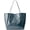Blue, variant on PVC Tote Women Weekender Bag Large Shopper Handbag Oversize Travel Purse