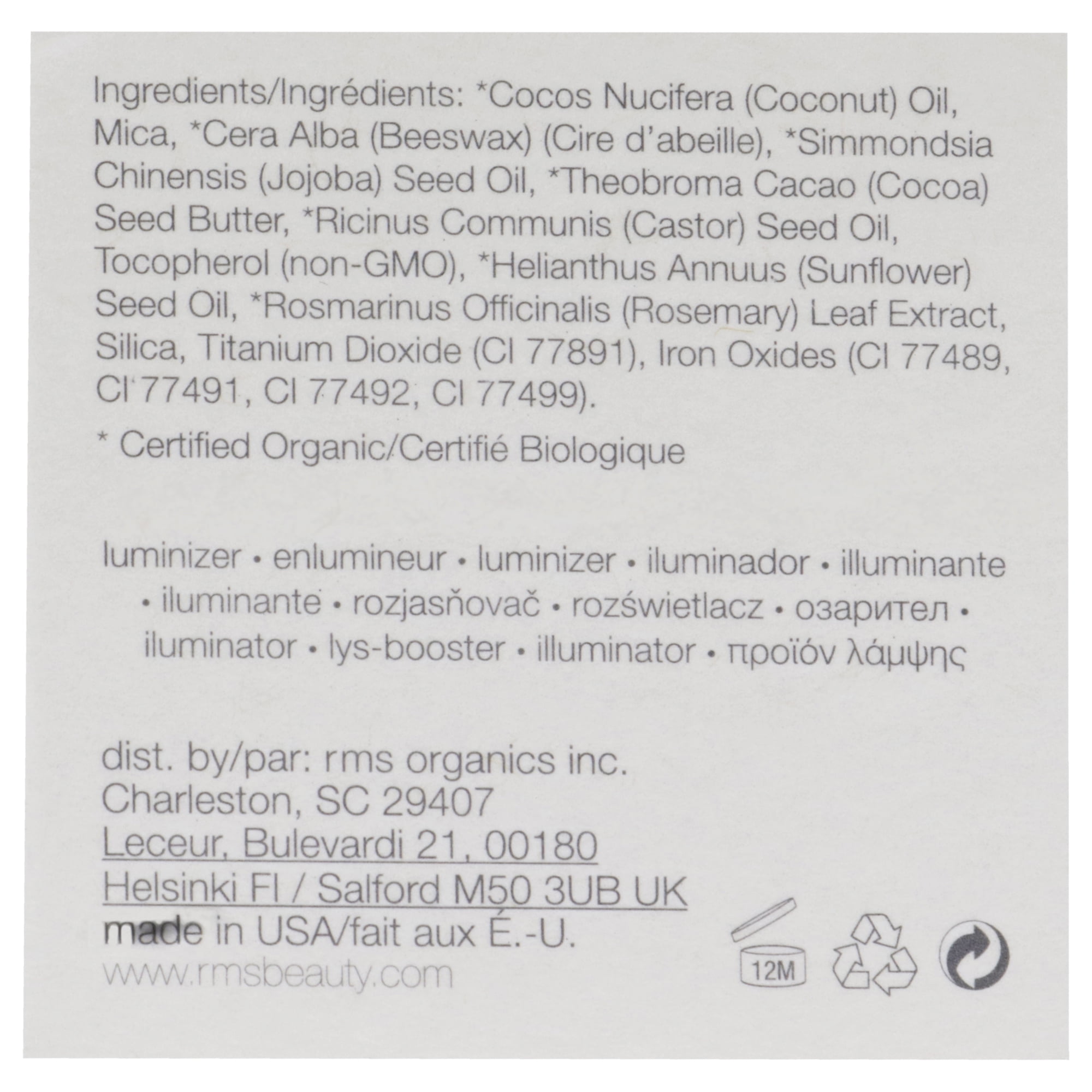 Magic Luminizer by RMS Beauty for Women - 0.17 oz Highlighter