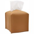 thumbnail image 1 of Funda para caja de pañuelos Dinheiro, moderna funda cuadrada con forma de cubo de piel sintética para guardar pañuelos, para el hogar, el baño, la encimera y la decoración de la oficina, 1 of 6