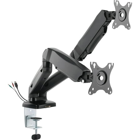 UPC: 0035255998017 | Lorell LLR99801 Dual-monitor Arm 1 Each Black