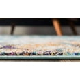 thumbnail image 5 of Unique Loom 3144755 6 x 6 ft. Pollock Vita Square Rug, Turquoise, 5 of 5