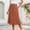 Brick Red, variant on Women's New Mid Length Elastic High Waisted Fashion Elegant Solid Color Skirt plus Size Swim Skirt Full Size Bed Skirt Scrub Skirts for Women Work Skirt Half Skirt Jean Skirts for Women Knee Length