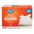 thumbnail image 2 of Great Value Sacs de Cuisine, 34L, 40sacs, 2 of 2