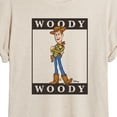 thumbnail image 3 of Toy Story 4 - Type Block Woody - Women's Oversized T-Shirt, 3 of 5