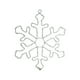 thumbnail image 2 of Guirnalda de luces navideñas con copos de nieve | Luces LED decorativas blancas | Diseño de copos de nieve de plástico | Decoración festiva para interiores | Iluminación para fiestas en bares y, 2 of 6