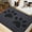 Black, variant on Smiry Dog Door Mats for Muddy Shoes and Paws, Non Slip Low-Profile Washable Indoor Doormats, Absorbent Dirt Trapper Entryway Rugs, 30"x20", Brown