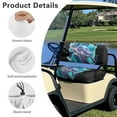 thumbnail image 6 of Uorisanigo Sea Turtle Golf Cart Seat Cushion Cover Elastic Cart Seat Cover 2 Passenger Replacement Seats Protector Cool in Summer and Warm in Winter, 6 of 7