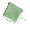 thumbnail image 2 of KAKOWELY 2Ud Bolsa Para Monedas Verde De Cuero PU Con De Para Almacenamiento Y Uso Diario, 2 of 5