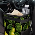 thumbnail image 6 of Pear Foldable Car Trash Bin with Lid and Leak-proof Hanging Storage Bag Mini Trash Can Car Garbage Can, 6 of 6