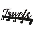 thumbnail image 3 of Towel Hook Rack Decorative Wall Mounted Coat Rack Entryway Hook Towel Holder, 3 of 8