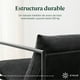 thumbnail image 4 of Silla de Metal Zinus Aidan con Cojines de Memory Foam Color Negro, 4 of 7