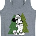 thumbnail image 3 of Mickey & Friends - Mickey Patterned Trees - Women's Racerback Tank Top, 3 of 5