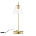 thumbnail image 5 of Modway Element 1-Light Modern Glass/Metal Table Lamp in Satin Brass, 5 of 7