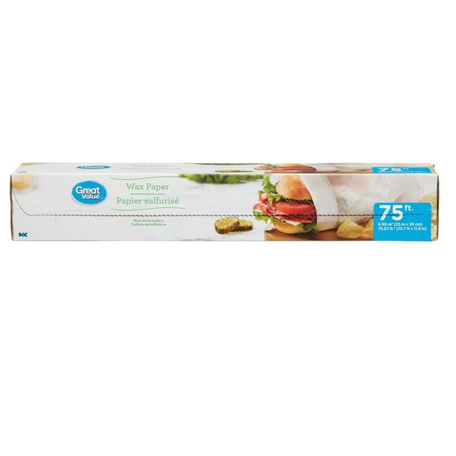 Great Value Wax Paper, Rolls