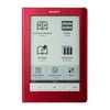 Sony Reader Digital Book PRS-600RC - eBook reader - 6" monochrome E Ink (800 x 600) - touchscreen - red