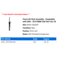 thumbnail image 2 of Front Left Strut Assembly - Compatible with 2006 - 2010 BMW 550i E60 4.8L V8 2007 2008 2009, 2 of 2