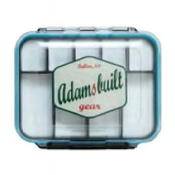 Adamsbuilt Fishing AB17MFB Waterproof Magnetic & Foam Fly Box - Clear Double Sided - Medium