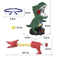 thumbnail image 2 of Juego de tiro con forma de dinosaurio Bennol con 2 pistolas de bombeo y 48 bolas, 2 of 2