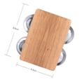 thumbnail image 5 of ammoon Cajon Box Drum Accesorio Complementario 4-campanillas Jingle Castanet para Instrumentos de P Abanopi Castañuela, 5 of 5
