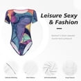 thumbnail image 4 of Balery Hip-Hop DJ Dolphin Body de cuello redondo de manga corta para mujer Tops de manga corta Tops básicos-Medium, 4 of 7