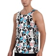 thumbnail image 2 of Salouo Panda Cute Hearts for Men's Tank Tops,Sleeveless Muscle Shirts for Men Quick Dry Workout Tank Top Gym Muscle Tee Fitness Bodybuilding Sleeveless T Shirt-XX-Large, 2 of 7