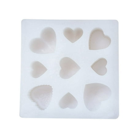 

DOYOUNG Heart Shapes Cake Soap Mold DIY Aromatherapy Plaster Candle Making Molds Silicone Mould Pendant Jewelry Handmade Gadgets