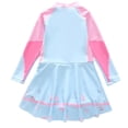 thumbnail image 2 of lnmuld Girls Long Sleeve Rash Guard Swimsuit Jumpsuit Sun Beach Pool Color:Light Blue1,Size:6-8 Years, 2 of 3