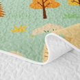 thumbnail image 5 of Erosebridal Giraffe Quilt Full for Boys Girls, Green Forest Full Bedspread Sets, 3pcs 1 Coverlet and 2 Pillowcases, 5 of 7