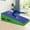 Blue, variant on NiamVelo Gymnastics Mat 48"x24"x14" Incline Tumbling Mats, Folding Gymnastics Cheese Wedge Mat for Kid &Adults, Pink