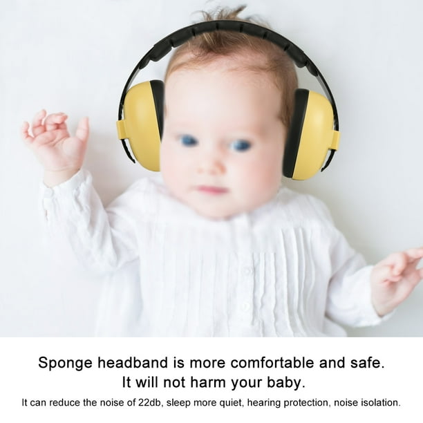 Orejeras de seguridad con reducción de ruido protección auditiva para dormir orejeras de diseño plegable para el ruido del bebé