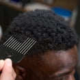 thumbnail image 4 of Unique Bargains Metal Hair Pick Metal African Hair Picks Afro Hair Pick Comb for Women and Men 6.61"x2.83", 4 of 7