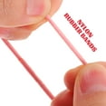 thumbnail image 5 of LOLIPPYY 100Pcs Pink Hair Tie Holder Thin Stretch Rubber Bands for Everyday Outfit Match, 5 of 8