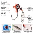 thumbnail image 3 of 25Pcs Jig Heads Hooks Kit Freshwater Fishing Lures with Imitation, 3 of 8