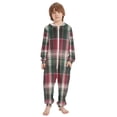 thumbnail image 2 of Vzayyk 4T-14Y Size Aviliable Cozy One-Piece Footless Sleeper Pajama Red Green White, 2 of 8