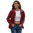 thumbnail image 2 of Women Light Rain Jacket Waterproof Active Outdoor Trench Raincoat with Hood Lightweight Plus Size for Girls, 2 of 6