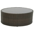 thumbnail image 5 of vidaXL 7 Piece Patio Lounge Set with Cushions Poly Rattan Brown, 5 of 5