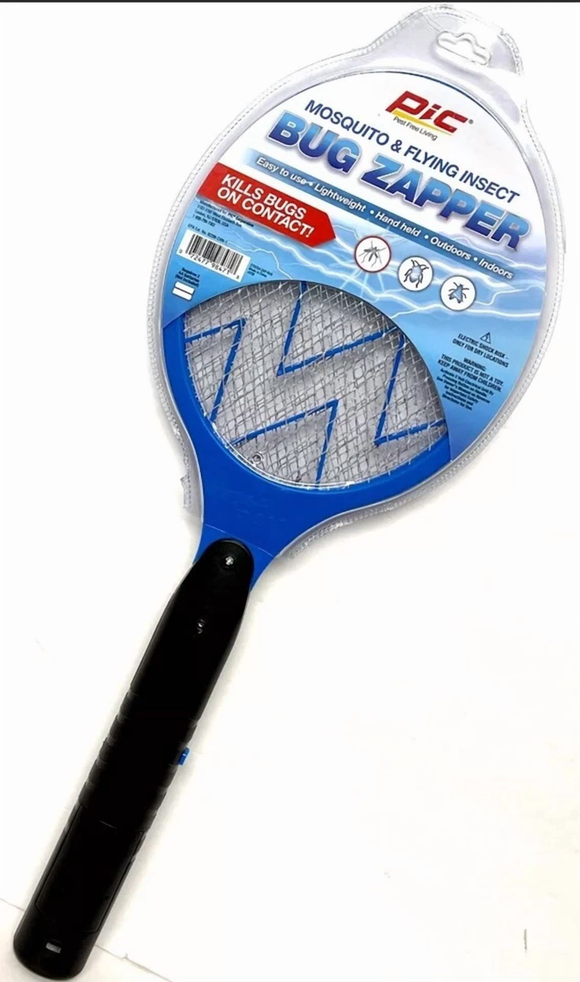 CRESTIN- 2 Pack Electric Swatter Fly Handheld Mosquito And Flying Insect Bug Zapper