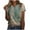 Green, variant on Fesfesfes T Shirt Pack Women Fashion Casual Printing Shirts Short Sleeve Loose Tee Tops V Neck Blouse Blouses for Women S(US:4)