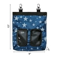 thumbnail image 3 of RIOUSSI Hanging Guinea Pig Rabbit Hay Feeder Bag for Bunnies Chinchillas, Stars, 3 of 5
