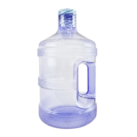 1 Gallon BPA FREE Reusable Plastic Drinking Water Big Mouth Bottle Jug Container with Holder Drinking Canteen