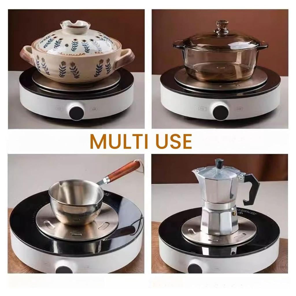 YIGSECU Multifuntional Induction Heat Diffuser Plate Stainless Steel Heating Plate