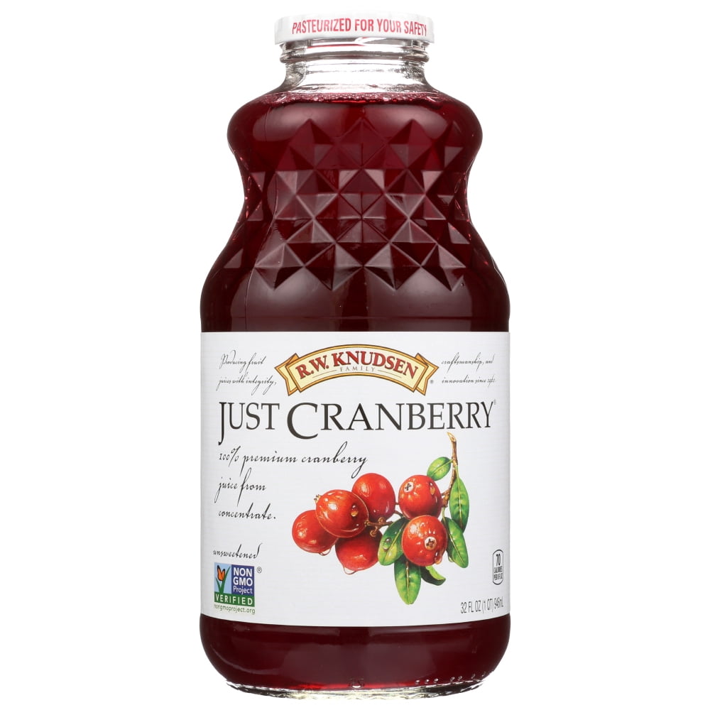 Rw Knudsen Juice, Just Cranberry, 32 Fl. Oz