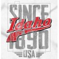 thumbnail image 2 of Idaho ID Vintage Athletic Letters Men's Graphic T Shirt Tees Brisco Brands S, 2 of 4
