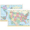 thumbnail image 2 of US & World Notebook Map, 8.5" x 11", 2 of 2