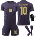 IOQWPRUOP 2024 England Away Jersey No. 9 Kane 10 Belinsham 7 Fuden