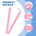 thumbnail image 4 of Uxcell Sealing Clips, Plastic Bag Clip Clamp Sealer for Food Storage Snack Bag Kitchen Pink, 4 of 6
