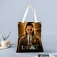 thumbnail image 2 of Loki Bolso de tela con estampado de lienzo para mujer, bolsa de compras reutilizable y estética, con cremallera interior, regalo para mujer, 35 × 40 cm., 2 of 6