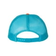 thumbnail image 3 of Richardson - Low Pro Trucker Cap - 115 - White/ Blue Hawaiin/ Pale Orange - Size: M/L, 3 of 5